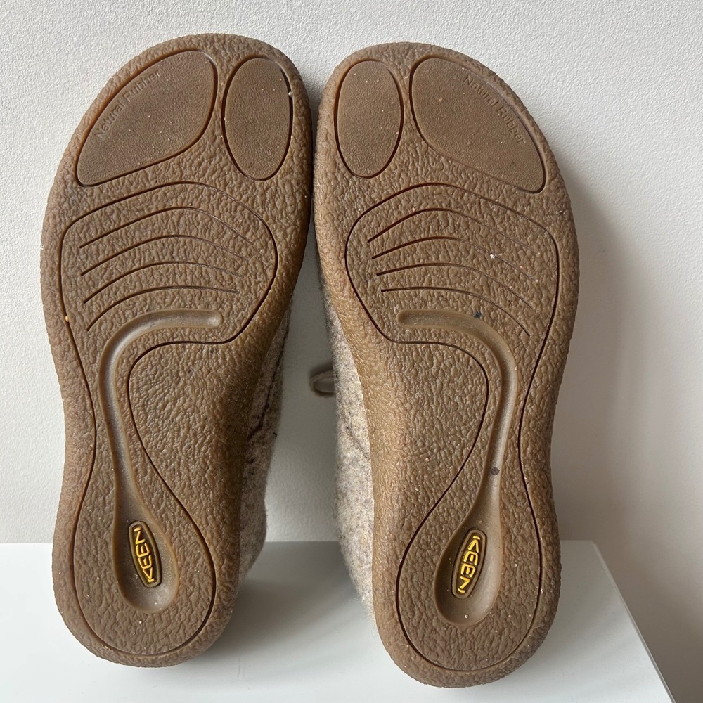 Keen Mosey Derby Mens 8.5 Tan Wool Lace Up‎ Shoes Gorpcore Outdoor Utility Cozy - Picture 11 of 12